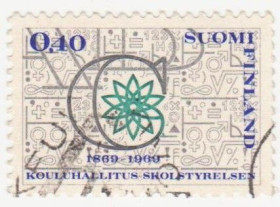 Скандинавія Скандинавия ^/--/^ Финляндия 1969 г. № 671 гашеная ^_^^^ Фінляндія 1969 р. No 671 гашена - фото фото фото