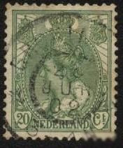 Інші країни Другие страны ^/--/^ Голландия 1899 г. №  59  гашеная ^_^^^ Голландія 1899 р. No 59 гашена - фото фото фото