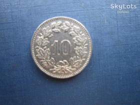 Швейцарія Швейцария ^/--/^ Монета 10 раппен Швейцария 1958 ^_^^^ Монета 10 раппен Швейцарія 1958 - фото фото фото