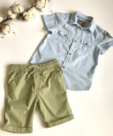 Блузки, сорочки Блузки, рубашки ^/--/^ Сорочка H&amp;M. Котон. Стильна. 4/5 років. Ріст 110 см ^_^^^ Сорочка H&amp;M. Котон. Стильная. 4/5 лет. Рост 110 см - фото фото фото