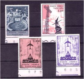 Транспорт Транспорт ^/--/^ Авиация . Ватикан 1967 г  MNH ^_^^^ Ватикан 1967 MNH - фото фото фото