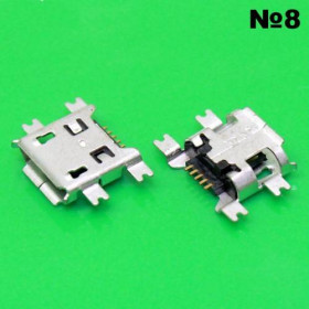 Роз'єми, гнізда Разъемы, гнезда ^/--/^ Micro usb разъем №08 Blackberry, Huawei, Lenovo, ShenBoard ^_^^^ Micro usb роз'єм No /--/ 08 Blackberry, Huawei, Lenovo, ShenBoard - фото фото фото