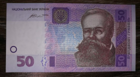 Загальнодержавні випуски Общегосударственные выпуски ^/--/^ Ukraine 50 гривень ₴ 2014 Серії УК, УР на вибір. Гонтарева. UNC. З штрихами (рисками). ^_^^^ Ukraine 50 гривен ₴ 2014 Серии УК, УР на выбор. Гонтарева. UNC. Со штрихами (рисками). - фото фото фото