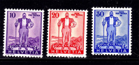 Швейцарія Швейцария ^/--/^ Германия - Швейцария 1936 г MNH - альпийский горец ^_^^^ Німеччина - Швейцарія 1936 р MNH - альпійський горець - фото фото фото