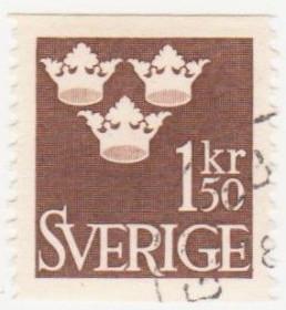 Скандинавія Скандинавия ^/--/^ Швеция 1962 г. № 495 гашеная ^_^^^ Швеція 1962 р. No 495 гашена - фото фото фото