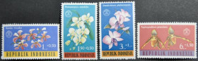 Інше Другое ^/--/^ Индонезия Флора Цветы 1962 ^_^^^ Індонезія Флора Квіти 1962 - фото фото фото