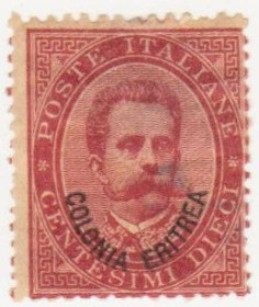 Італія, Ватикан Италия, Ватикан ^/--/^ Италия      (колонии Эритрея) 1893  г. № 4 * ^_^^^ Італія (колонії Еритрея) 1893 р. No 4* - фото фото фото