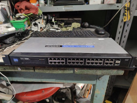Комутатори, Світчі Коммутаторы, Свитчи ^/--/^ Коммутатор Cisco Linksys SPS /--/ 224 /--/ G /--/ 4 24+4-port № 242210100 ^_^^^ Комутатор Cisco Linksys SPS /--/ 224 /--/ G /--/ 4 24+4-port No 242210100 - фото фото фото