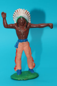 Фігурки, солдатики Фигурки, солдатики ^/--/^ індіанець ГДР НДР 049 БІЛИЙ ПТАХ Георг Блехтшмід РОЖЕВА РЕЗИНА ^_^^^ индейец ГДР НИР 049 Белый Птиц Георг Блехтшмид РЕЗИНА - фото фото фото