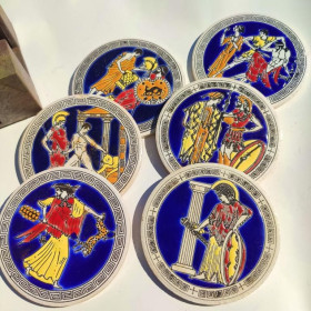 Інше Другое ^/--/^ * подставки под бокалы Греция - hand made  - или  настенный декор ^_^^^ - підставки під келихи Греція - hand made - або настінний декор - фото фото фото