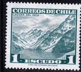 Південна Америка Южная Америка ^/--/^ NM Чили  1967 г  MNH - горы ^_^^^ NM Чилі 1967 MNH - гори - фото фото фото