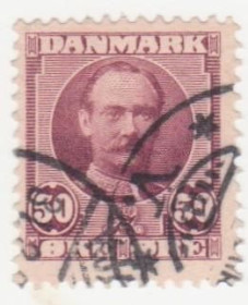 Скандинавія Скандинавия ^/--/^ Дания 1907 г..№ 58 гашеная ^_^^^ Данія 1907 р. No 58 гашена - фото фото фото