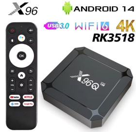 DVD-Плеери, приставки Smart TV DVD-Плееры, приставки Smart TV ^/--/^ Медіаплеєр X /--/ 96 /--/ Q 2 Гб 16 Гб Android 14 Smart TV Приставка RockChip RK /--/ 3518 для телебачення, ігор, фільмів та YouTube ^_^^^ Медиаплеер X /--/ 96 /--/ Q 2 Гб 16 Гб Android 14 Smart TV Приставка RockChip RK /--/ 3518 для телевидения, игр, фильмов и YouTube - фото фото фото