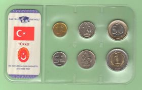 Туреччина Турция ^/--/^ Набор монет ТУРЦИЯ запайка блистер из серии - Das Geld Der Welt - набір Туреччина ^_^^^ Набор монет Турция запайка блистер из серии - Das Geld Der Welt - набор Турция - фото фото фото