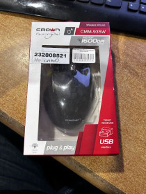 Миші Мыши ^/--/^ Беспроводная оптическая мышь Crown CMM-935 /--/ W № 232808521 ^_^^^ Бездротова оптична миша Crown CMM-935 /--/ W No 232808521 - фото фото фото
