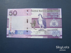 Гамбія Гамбия ^/--/^ Банкнота 50 даласи Гамбия 2023 фауна птица UNC пресс ^_^^^ Банкнота 50 даласі Гамбія 2023 фауна птах UNC - фото фото фото