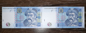 Загальнодержавні випуски Общегосударственные выпуски ^/--/^ Ukraine 5 гривень 2013 Соркін нерозрізана пара, лист з 2 /--/ шт. Серія ТД ! ^_^^^ Ukraine 5 гривен 2013 Соркин неразрезана пара, письмо из 2 /--/ шт. Серия ТД! - фото фото фото