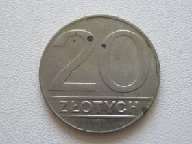 - року - года ^/--/^ Польша 20 злотых 1989 года #10439 ^_^^^ Польща 20 злотих 1989 #10439 - фото фото фото