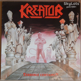 Платівки Пластинки ^/--/^ Kreator – Terrible Certainty  (Noise International ‎– N 0086, Germany) EX+/EX+ ^_^^^ Kreator - Terrible Certainty (Noise International - N 0086, Germany) EX+/EX+ - фото фото фото