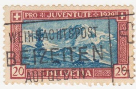 Швейцарія Швейцария ^/--/^ Швейцария 1929 /--/ г. № 236 гашеная ^_^^^ Швейцарія 1929 р. No 236 гашена - фото фото фото