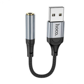 Звукові карти Звуковые карты ^/--/^ Перехідник / Звукова картка HOCO LS /--/ 36 Fresh Digital audio converter USB to 3.5 /--/ mm чорний ^_^^^ Звуковая карточка HOCO LS /--/ 36 Fresh Digital audio conv - фото фото фото