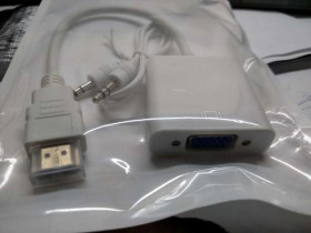 Інше Другое ^/--/^ Конвертер переходник HDMI-VGA с аудио качественный ^_^^^ Конвертер перехідник HDMI-VGA з аудіо якісний - фото фото фото