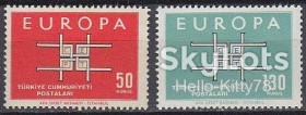 Туреччина Турция ^/--/^ Турция 1963 Европа CEPT Mi 1888-1889 MNH ^_^^^ Туреччина 1963 Європа CEPT Mi 1888-1889 MNH - фото фото фото