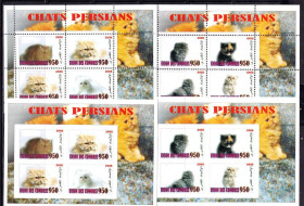 Фауна Фауна ^/--/^ Фауна . Коморы / Коморские о-ва 2008 г MNH - зуб.+б/з - персидские кошки -  6 блоков - 2 /--/ а скана ^_^^^ Фауна . Комори / Коморські острови 2008 р MNH - зуб.+б/з - перські кішки - 6 блоків - 2 /--/ а скана - фото фото фото