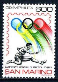 Спорт Спорт ^/--/^ Сан Марино. Олимпиада (серия)** 1987 г. ^_^^^ Сан Марино. Олімпіада (серія) 1987 - фото фото фото