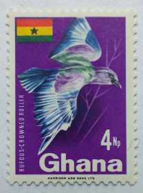 Гана Гана ^/--/^ Гана 1967 Национальные символы, Птицы, MNH  (КЦ=2 евро) ^_^^^ Гана 1967 Національні символи, Птахи, MNH (КЦ = 2 євро) - фото фото фото