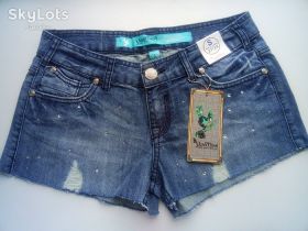 Шорти Шорты ^/--/^ РАСПРОДАЖА! ШОРТЫ джинсовые со стразами разм.S         (27/28) Yes! Miss Италия ДиА-14-18 ^_^^^ Шорти джинсові зі стразами розм.S (27/28) Yes! Miss Італія ДіА-14-18 - фото фото фото