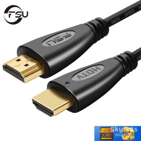 Кабелі та перехідники Кабели и переходники ^/--/^ Кабель HDMI FSU 1.4 1080 /--/ P 3 /--/ D 0.5 /--/ m - фото фото фото