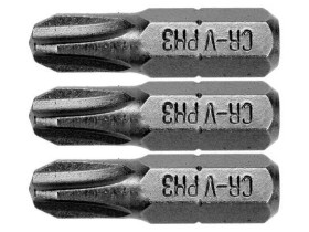 Інші інструменти Другие инструменты ^/--/^ Насадка викруткова STHOR : Phillips PH /--/ 3 x 25 мм, HEX 1/4, Cr-V, 3 шт VR-65454 ^_^^^ Насадка вікруткова STHOR: Phillips PH /--/ 3 x 25 мм, HEX 1/4&amp;quot;, Cr-V, 3 шт VR-65454 - фото фото фото