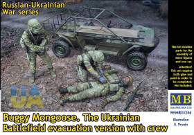 : : ^/--/^ Master Box 35246 Buggy Mongoose. The Ukrainian Battlefield evacuation version with crew 1/35 - фото фото фото
