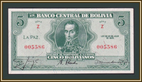 Болівія Боливия ^/--/^ Боливия 5 боливиано 1928 P-129  (129 /--/ a.2) UNC ^_^^^ Болівія 5 Болівіано 1928 P-129 (129 /--/ a.2) UNC - фото фото фото