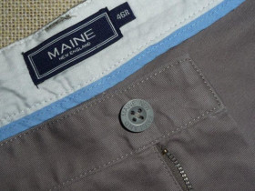 Штани Брюки ^/--/^ Прямые удобные большие брюки &amp;quot;maine&amp;quot; 46 /--/ r пояс-116-121 как новые! ^_^^^ Прямі зручні великі брюки &amp;quot;maine &amp;quot; 46 /--/ r пояс-116-121 як нові! - фото фото фото
