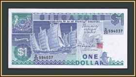 Інші Другие ^/--/^ Сингапур 1 доллар 1987 P-18  (18 /--/ b) UNC ^_^^^ Сінгапур 1 долар 1987 P-18 (18 /--/ b) UNC - фото фото фото