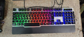Клавіатури Клавиатуры ^/--/^ Игровая клавиатура с подсветкой RGB GamePro Stinger GK /--/ 599 USB № 24290406 ^_^^^ Ігрова клавіатура з підсвічуванням RGB GamePro Stinger GK /--/ 599 USB No 24290406 - фото фото фото