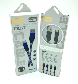 Кабелі Кабели ^/--/^ USB кабель / Дата кабель Fast Charge I-101 white-box Lighting Black ^_^^^ Дата кабель Fast Charge I-101 white-box Lighting Black - фото фото фото