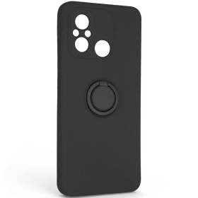 Чохли, бампера Чехлы, бампера ^/--/^ Чохол Fiji Holder Ring для Xiaomi Redmi 12 /--/ C бампер з кільцем підставкою Black ^_^^^ Чехол Fiji Holder Ring для Xiaomi Redmi 12 /--/ C бампер с кольцом подставкой Black - фото фото фото