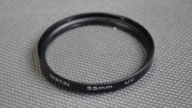 Світлофільтри Светофильтры ^/--/^ Matin UV 55 /--/ мм. защитный ультрафиолетовый светофильтр 100% оригинал Japan Вживане ^_^^^ Matin UV 55 мм захисний ультрафіолетовий світлофільтр 100% оригінал Japan - фото фото фото