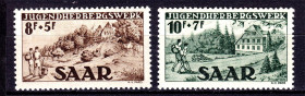 Третій Рейх (-) Третий Рейх (-) ^/--/^ СААР / SAAR 1949 г MNH - молодежные общежития ^_^^^ СААР / SAAR 1949 MNH - молодіжні гуртожитки - фото фото фото