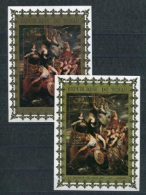 Мистецтво Искусство ^/--/^ Чад  1972 French royalty, Rubens painting ss, MNH, History - Kings &amp;amp; Queens -  PAINTING ^_^^^ Чад 1972 French royalty, Rubens painting ss, MNH, History - Kings &amp;amp;amp; Queens - PAINTING - фото фото фото