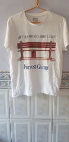 Футболки, майки Футболки, майки ^/--/^ Футболка &amp;quot; Forrest Gump&amp;quot;  (100% cotton, L, Bangladesh) б/у ^_^^^ Футболка &amp;quot; Forrest Gump&amp;quot; (100% cotton, L, Bangladesh) б/у - фото фото фото