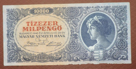 Угорщина Венгрия ^/--/^ Венгрия Угорщина 10000000000 пенге  (10000 мілпенгё) 1946 ^_^^^ Венгрия 10000000000 пенге (10000 милпенгё) 1946 - фото фото фото