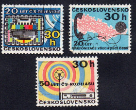 Чехословаччина Чехословакия ^/--/^ Чехословаччина 1973 - Зв&amp;apos;язок  (Г) ^_^^^ 1973 — Зв&amp;apos;язок (Г) - фото фото фото