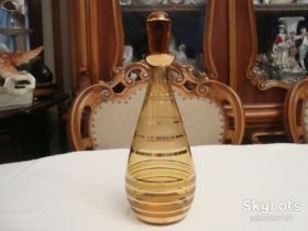 Кухонне начиння, посуд, столове срібло Кухонная утварь, посуда, столовое серебро ^/--/^ Графин Цветной Хрусталь Богемия Чехословакия №594 ^_^^^ Графін Кольоровий Хрусталь Богемія Чехословаччина No /--/ 594 - фото фото фото