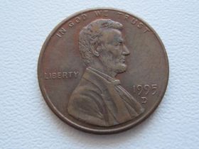 Обігові Обиходные ^/--/^ США 1 цент 1995 года D 21548 ^_^^^ США 1 цент 1995 року D 21548 - фото фото фото