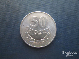 - року - года ^/--/^ Монета 50 грошей Польща 1975 ^_^^^ Монета 50 денег Польша 1975 - фото фото фото