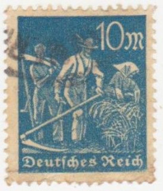 Веймарська республіка Веймарская республика ^/--/^ Германия      ( Рейх) 1922 г. №  250 гашеная ^_^^^ Німеччина (Рейх) 1922 р. No 250 гашена - фото фото фото